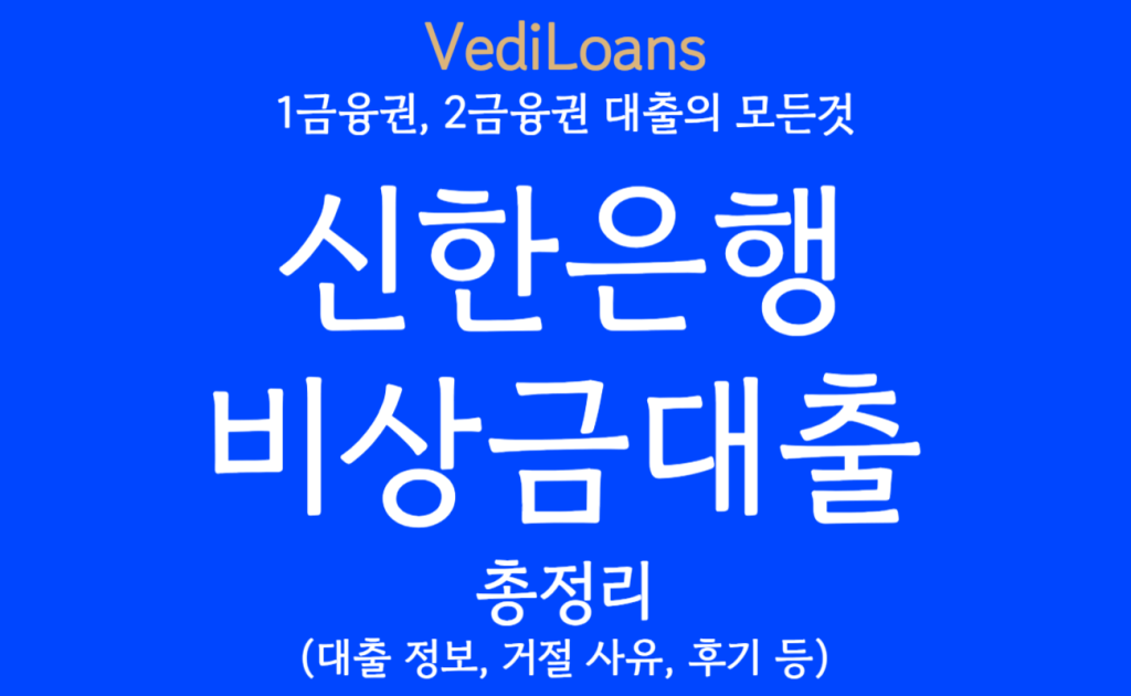 신한은행 비상금대출